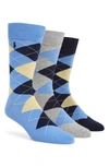 POLO RALPH LAUREN 3-PACK ARGYLE SOCKS