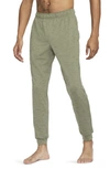Nike Men's  Yoga Dri-fit Pants In Olive/ Cargo Khaki/ Black