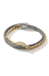 John Hardy Rata Curb Chain Wrap Bracelet In Silver