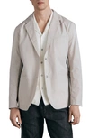 Rag & Bone Men's 365 Paper Cotton Blazer In Light Grey