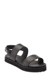 Nisolo Go-to Flatform Sandal In Black/ Black