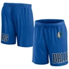 Fanatics Branded Royal Dallas Mavericks Free Throw Mesh Shorts In Royal
