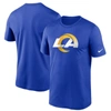 Nike Royal Los Angeles Rams Legend Logo Performance T-shirt In Royal