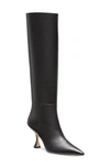 Stuart Weitzman Xcurve 85 Slouch Boot In Black Nappa