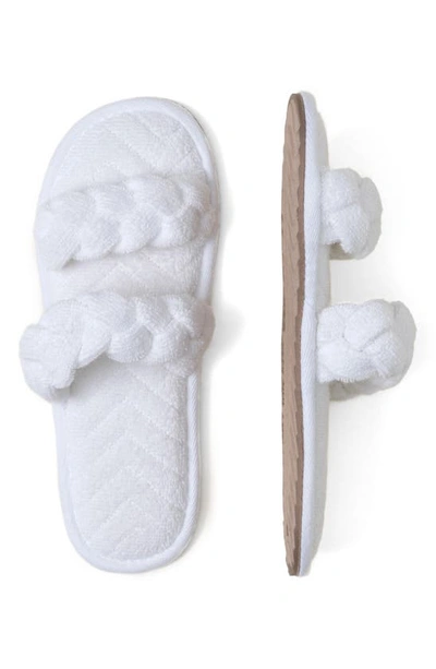 BAREFOOT DREAMS BAREFOOT DREAMS TOWELTERRY™ BRAIDED SLIPPER