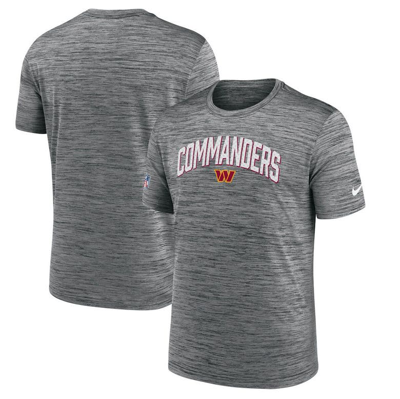 Nike Men's Dri-fit Velocity Athletic Stack (nfl Washington Commanders) T-shirt In Gray