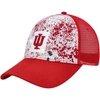 COLOSSEUM COLOSSEUM  GRAY/CRIMSON INDIANA HOOSIERS LOVE FERN TRUCKER SNAPBACK HAT