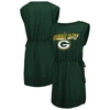 G-III 4HER BY CARL BANKS G-III 4HER BY CARL BANKS GREEN GREEN BAY PACKERS G.O.A.T. SWIMSUIT COVER-UP