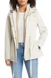 Via Spiga Soft Shell Jacket In Almond