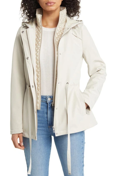Via Spiga Soft Shell Jacket In Almond