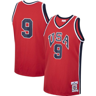 Mitchell & Ness Michael Jordan Red Usa Basketball 1984 Authentic Jersey
