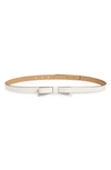 Kate Spade Bow Belt In French Cream
