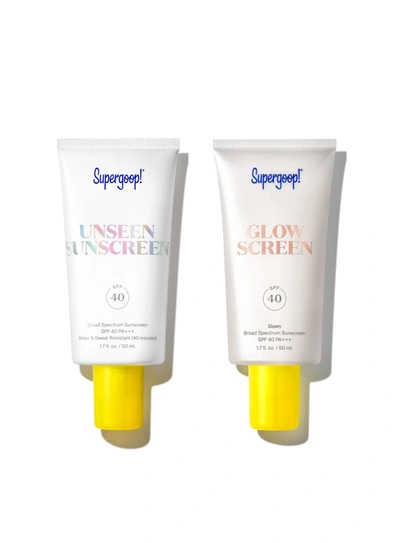 Supergoop 2-in-1 Beauty Booster Set Sunscreen Dawn / 1.7 Oz. !