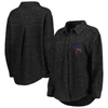 GAMEDAY COUTURE GAMEDAY COUTURE BLACK KENTUCKY WILDCATS SWITCH IT UP TRI-BLEND BUTTON-UP SHACKET