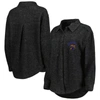 Gameday Couture Black Kentucky Wildcats Switch It Up Tri-blend Button-up Shacket In Black