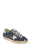 Golden Goose Super-star Low Top Sneaker In Bleach Denim