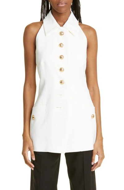 Proenza Schouler Tailored Suiting Vest With Button Detail In White |  ModeSens