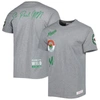 MITCHELL & NESS MITCHELL & NESS HEATHER GRAY MINNESOTA WILD CITY COLLECTION T-SHIRT