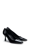 Agl Attilio Giusti Leombruni Women's Isolde Pointed Toe High Heel Pumps In Nero Patent