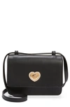 Versace Girls Black Leather Medusa Bag (17cm) In Nero Oro