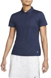 Nike Women's Dri-fit Victory Golf Polo In College Navy/ White