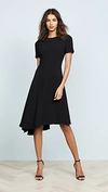 BLACK HALO OLCAY ASYMMETRICAL DRESS BLACK,BLACK30455