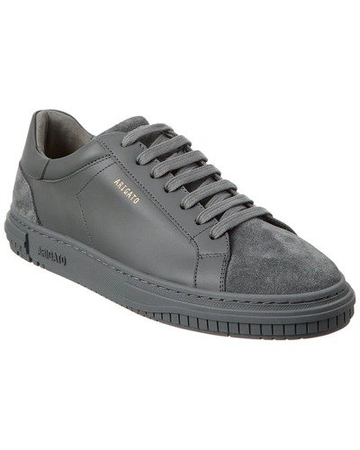 Axel Arigato Dice Full-grain Leather And Suede Sneakers In Grey