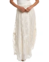Rococo Sand Maxi Skirt In White
