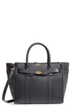 Mulberry Small Zipped Bayswater Sml Classic Grain In Black