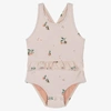 Liewood Baby Girls Pink Amina Swimsuit (upf40+) In Pink