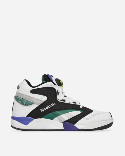 Reebok Unisex Shaq Victory Pump Basketball Shoes In Ftwr White/core Black/dark Green