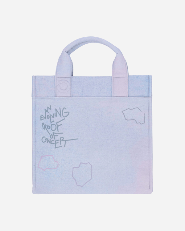 OAMC logo-patch cotton tote bag - Purple