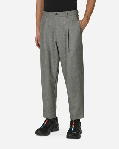 Comme Des Garçons Homme Deux Wool Trousers Grey