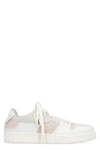 Acne Studios Leather, Nubuck, And Suede Sneakers In White