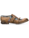 CHURCH'S TARTAN PANEL LOAFERS,EOG0019ACO12038505