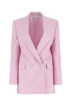 Alexander Mcqueen Veste De Tailleur En Laine In Pink