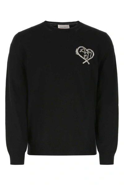 Alexander Mcqueen Knitwear In Black