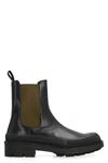Alexander Mcqueen Stack Chelsea Ankle Boots In Black