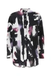 Alexander Mcqueen Silk T-shirt In Printed