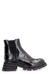 ALEXANDER MCQUEEN ALEXANDER MCQUEEN WANDER LEATHER CHELSEA BOOTS