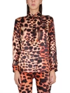 Roberto Cavalli Synthetic Fibers Shirt In Pink