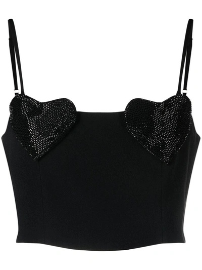 Blumarine Black Cotton Top