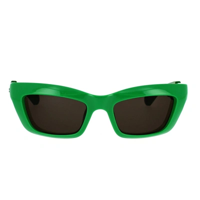 Bottega Veneta Sunglasses In Green