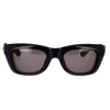Bottega Veneta Cat Eye Sunglasses In Black