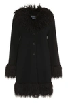 BOUTIQUE MOSCHINO BOUTIQUE MOSCHINO WOOL JERSEY COAT