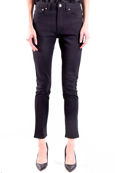 Burberry Ladies Slim Black Skinny Strech Denim, Waist Size 25'' In Black,blue