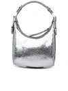BY FAR BY FAR COSMO SILVER LEATHER BAG