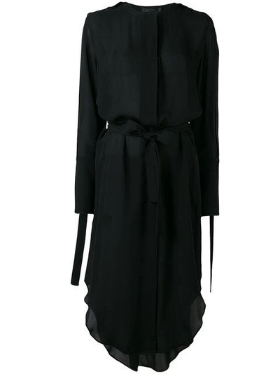 Calvin Klein Collection 系带连衣裙 In Black