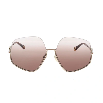 Chloé Sunglasses In Gold