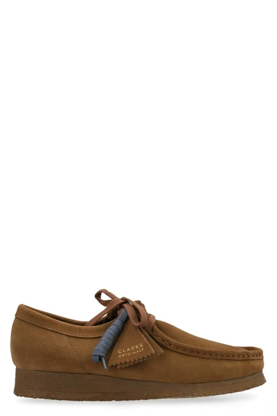 CLARKS CLARKS WALLABEE SUEDE LACE-UP SHOES